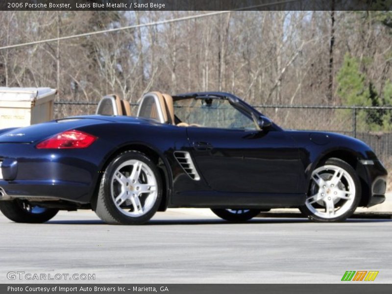 Lapis Blue Metallic / Sand Beige 2006 Porsche Boxster