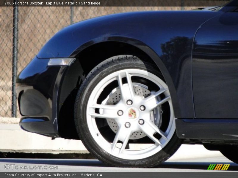 Lapis Blue Metallic / Sand Beige 2006 Porsche Boxster