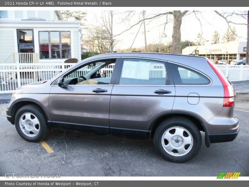 Polished Metal Metallic / Black 2011 Honda CR-V LX 4WD