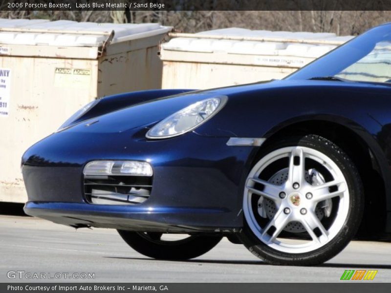 Lapis Blue Metallic / Sand Beige 2006 Porsche Boxster