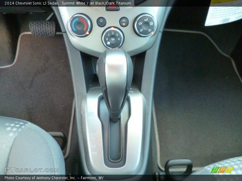 Summit White / Jet Black/Dark Titanium 2014 Chevrolet Sonic LS Sedan
