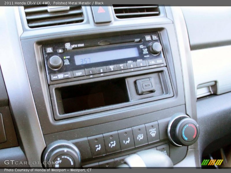 Polished Metal Metallic / Black 2011 Honda CR-V LX 4WD