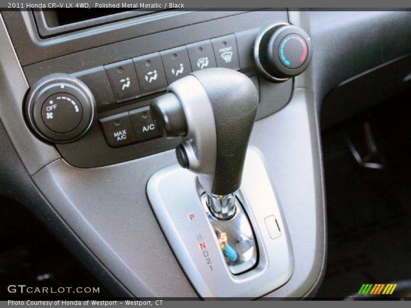 Polished Metal Metallic / Black 2011 Honda CR-V LX 4WD