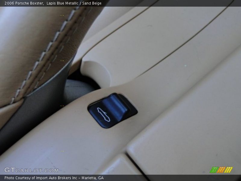 Lapis Blue Metallic / Sand Beige 2006 Porsche Boxster