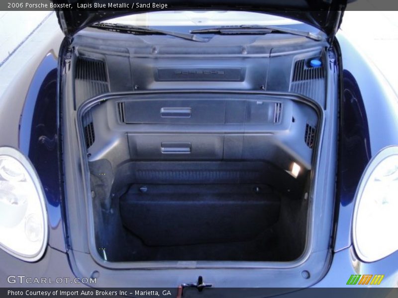 Lapis Blue Metallic / Sand Beige 2006 Porsche Boxster