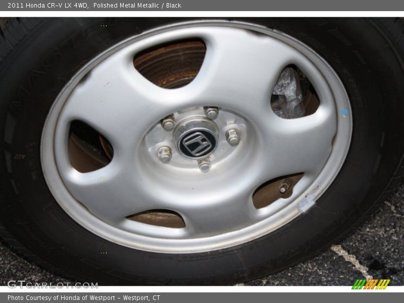 Polished Metal Metallic / Black 2011 Honda CR-V LX 4WD