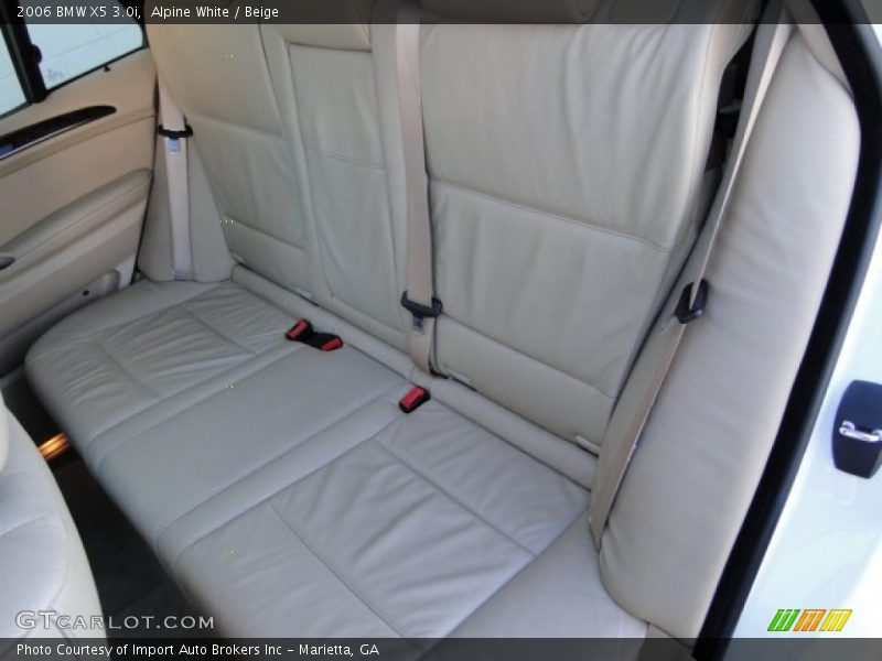 Alpine White / Beige 2006 BMW X5 3.0i