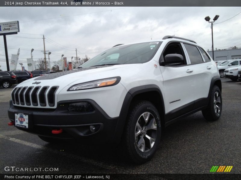 Bright White / Morocco - Black 2014 Jeep Cherokee Trailhawk 4x4