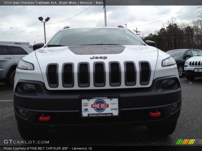 Bright White / Morocco - Black 2014 Jeep Cherokee Trailhawk 4x4