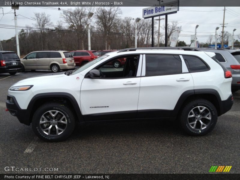 Bright White / Morocco - Black 2014 Jeep Cherokee Trailhawk 4x4