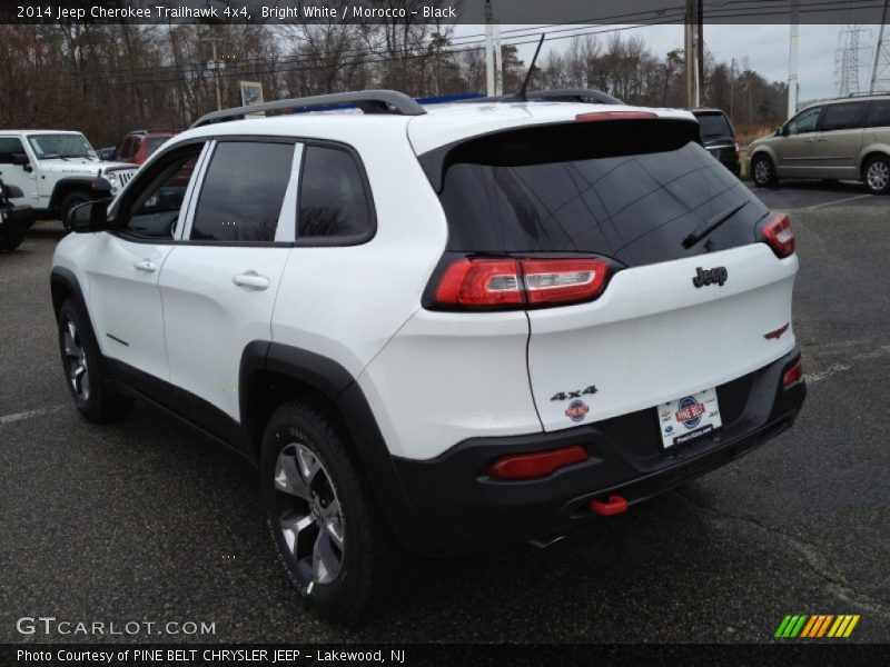 Bright White / Morocco - Black 2014 Jeep Cherokee Trailhawk 4x4