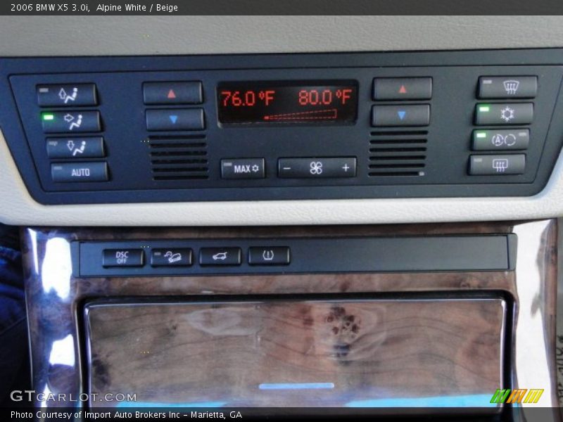 Alpine White / Beige 2006 BMW X5 3.0i