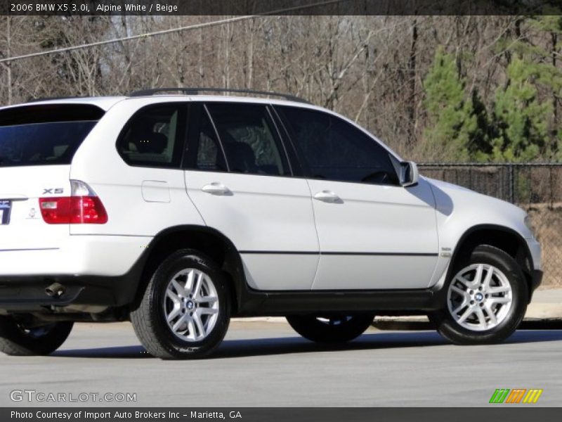 Alpine White / Beige 2006 BMW X5 3.0i