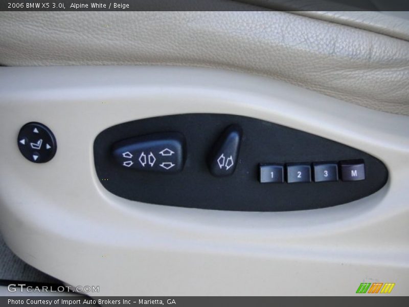 Alpine White / Beige 2006 BMW X5 3.0i