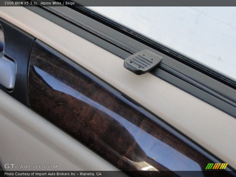 Alpine White / Beige 2006 BMW X5 3.0i