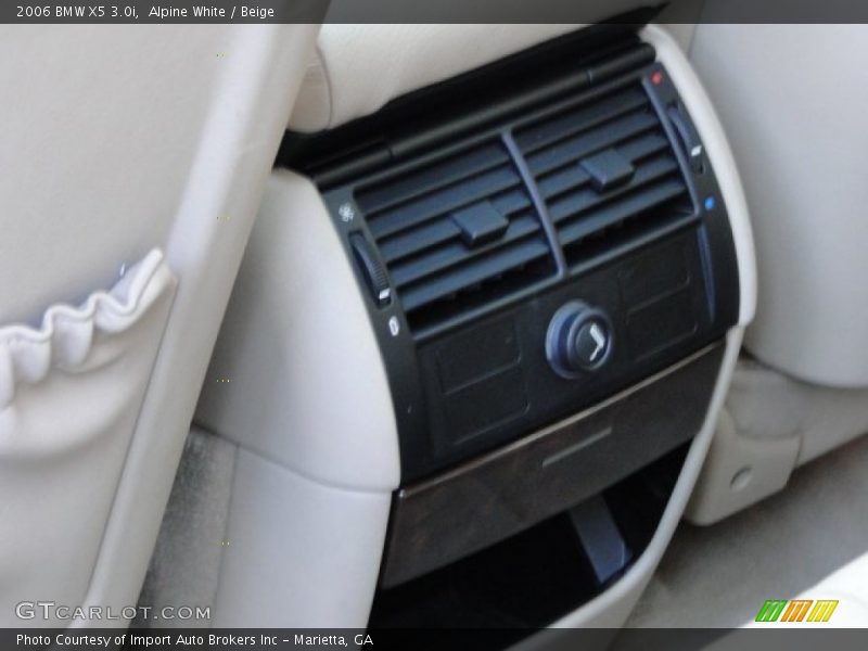 Alpine White / Beige 2006 BMW X5 3.0i
