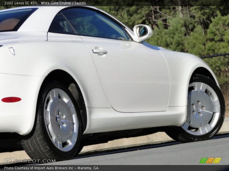 White Gold Crystal / Saddle 2002 Lexus SC 430