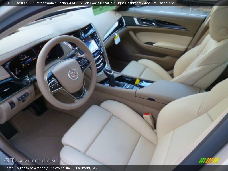Light Cashmere/Medium Cashmere Interior - 2014 CTS Performance Sedan AWD 