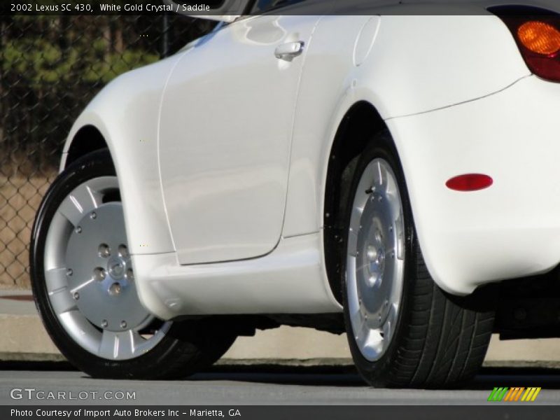 White Gold Crystal / Saddle 2002 Lexus SC 430