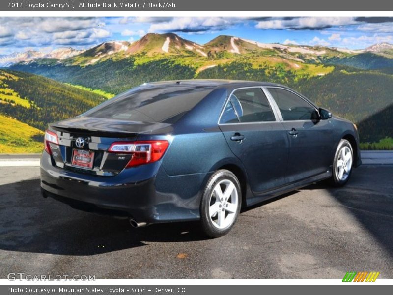 Attitude Black Metallic / Black/Ash 2012 Toyota Camry SE