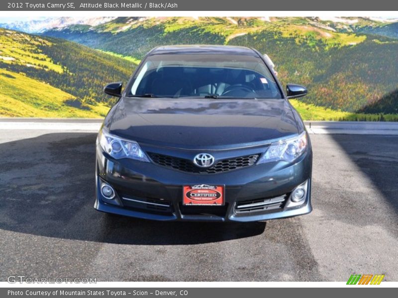 Attitude Black Metallic / Black/Ash 2012 Toyota Camry SE