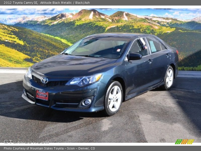 Attitude Black Metallic / Black/Ash 2012 Toyota Camry SE