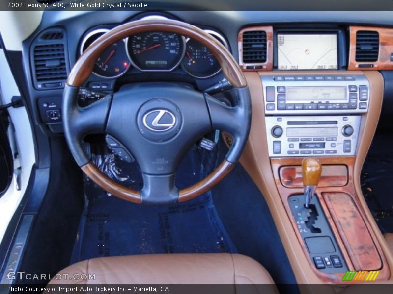 White Gold Crystal / Saddle 2002 Lexus SC 430