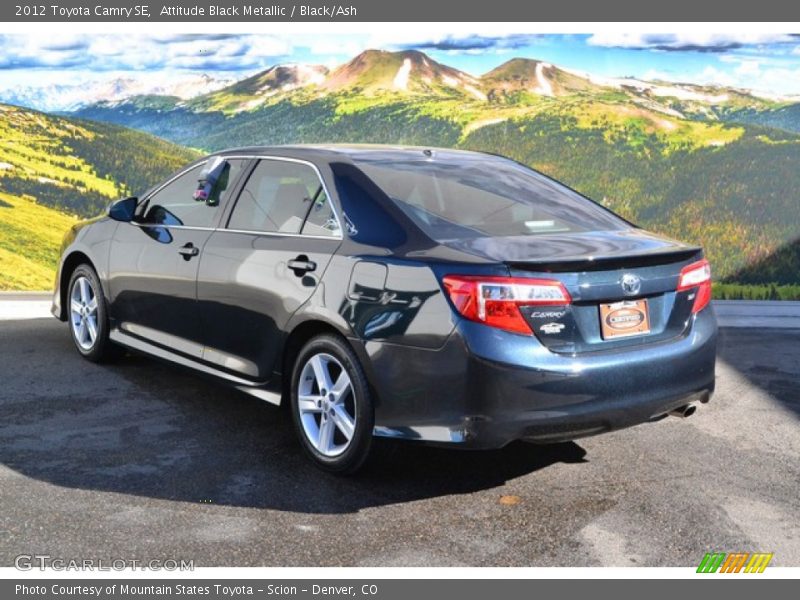 Attitude Black Metallic / Black/Ash 2012 Toyota Camry SE