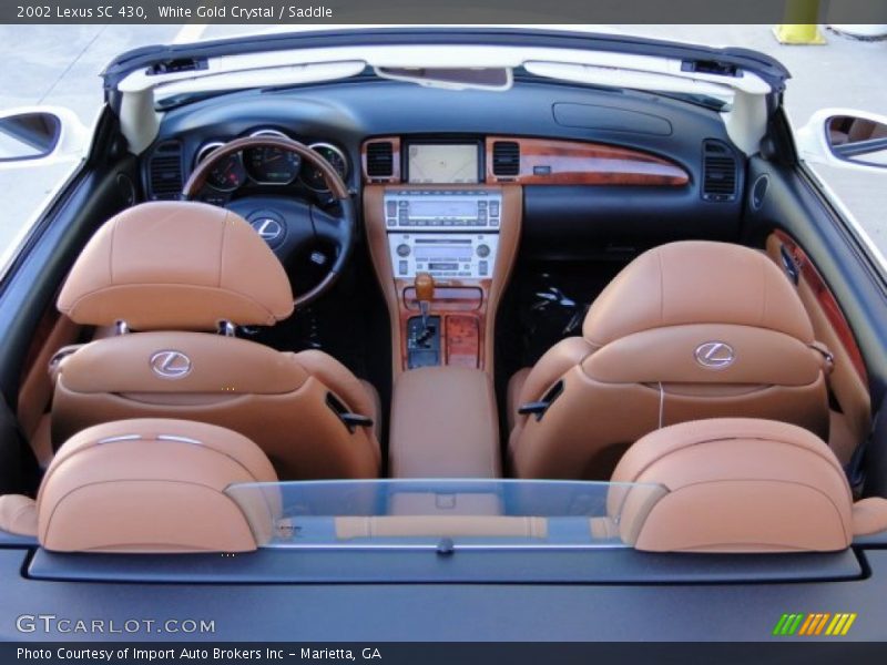 White Gold Crystal / Saddle 2002 Lexus SC 430