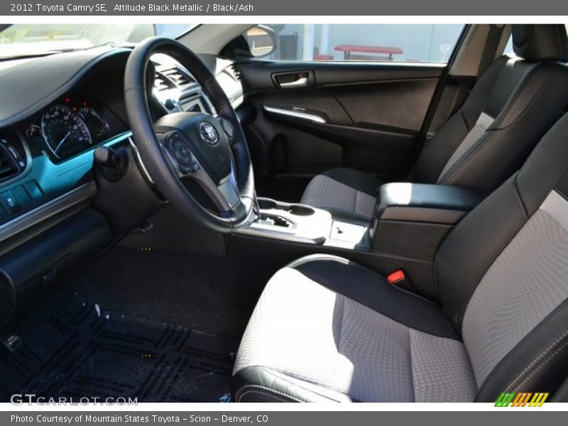 Attitude Black Metallic / Black/Ash 2012 Toyota Camry SE