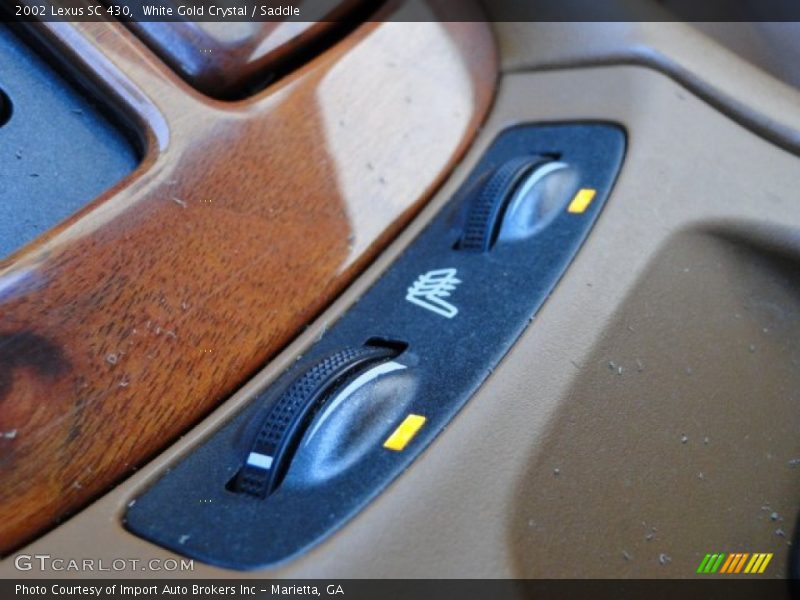 White Gold Crystal / Saddle 2002 Lexus SC 430