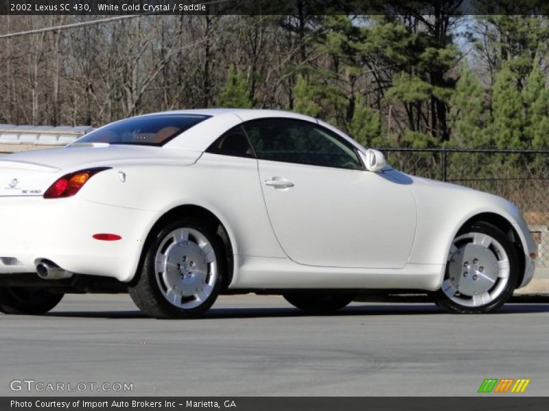 White Gold Crystal / Saddle 2002 Lexus SC 430