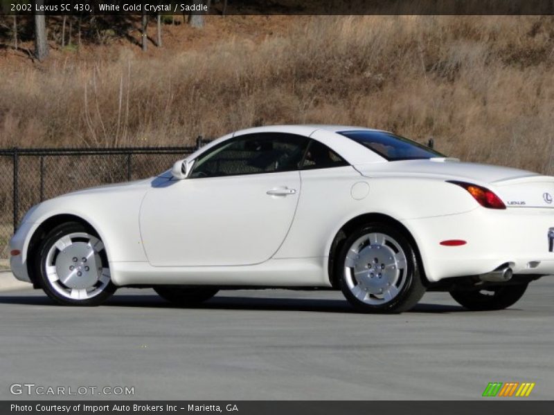 White Gold Crystal / Saddle 2002 Lexus SC 430