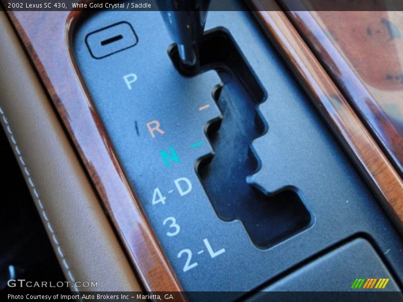 White Gold Crystal / Saddle 2002 Lexus SC 430