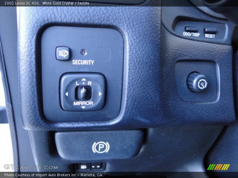 White Gold Crystal / Saddle 2002 Lexus SC 430