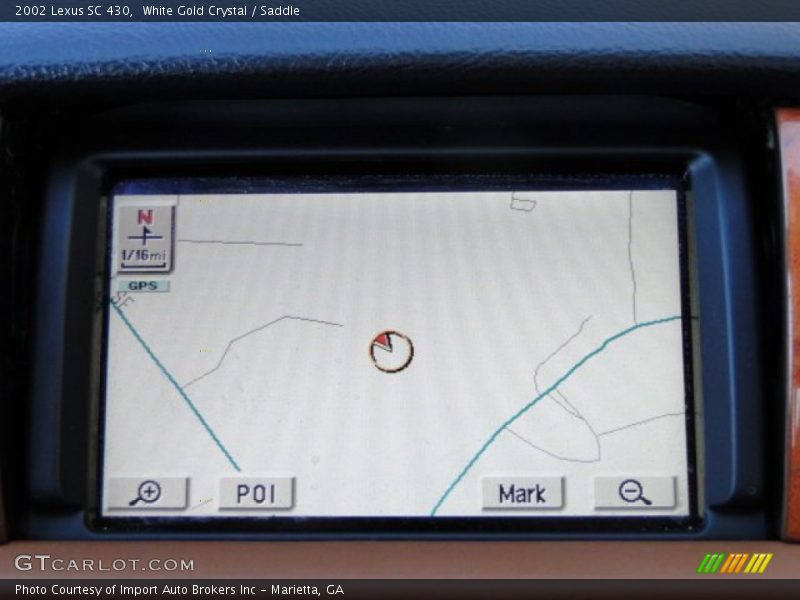 White Gold Crystal / Saddle 2002 Lexus SC 430