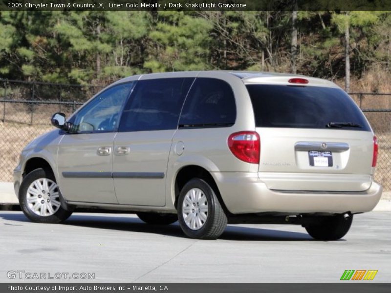 Linen Gold Metallic / Dark Khaki/Light Graystone 2005 Chrysler Town & Country LX