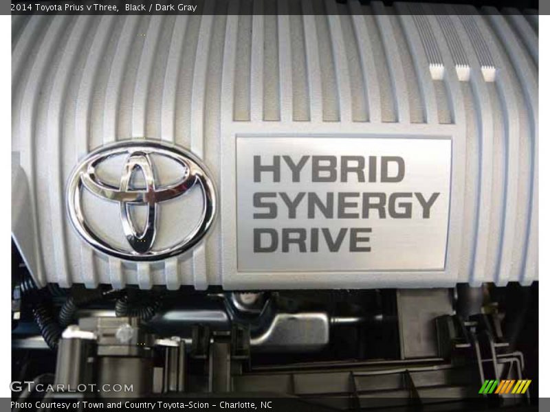 Black / Dark Gray 2014 Toyota Prius v Three