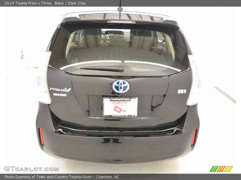 Black / Dark Gray 2014 Toyota Prius v Three