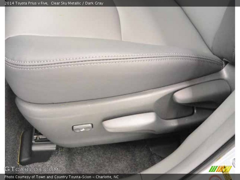 Clear Sky Metallic / Dark Gray 2014 Toyota Prius v Five