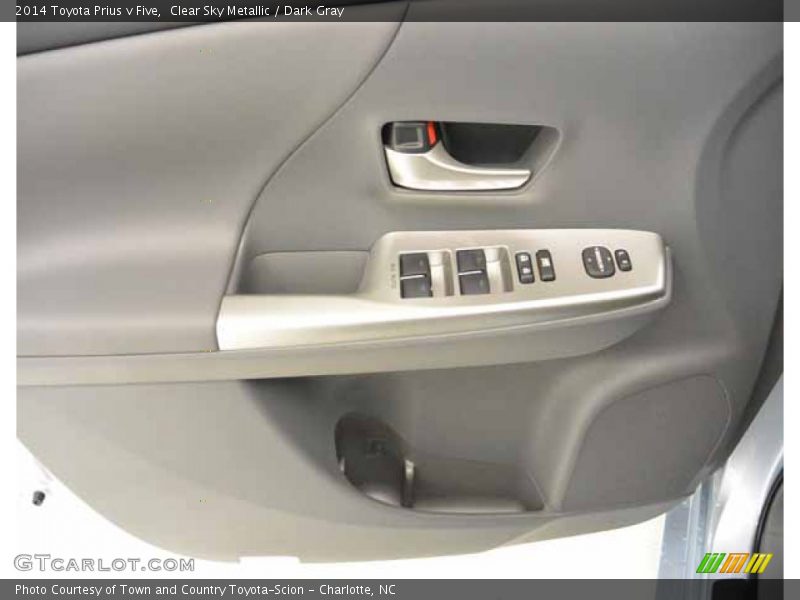 Clear Sky Metallic / Dark Gray 2014 Toyota Prius v Five