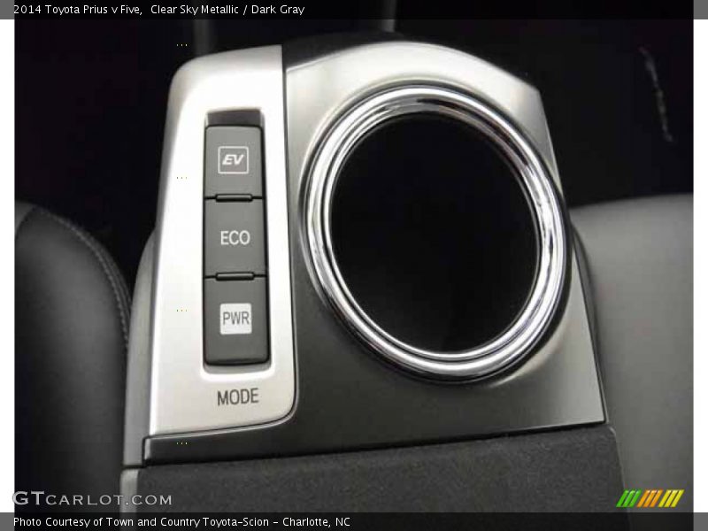 Clear Sky Metallic / Dark Gray 2014 Toyota Prius v Five