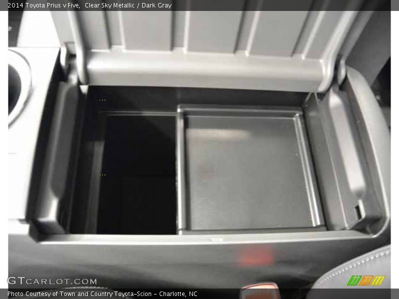 Clear Sky Metallic / Dark Gray 2014 Toyota Prius v Five