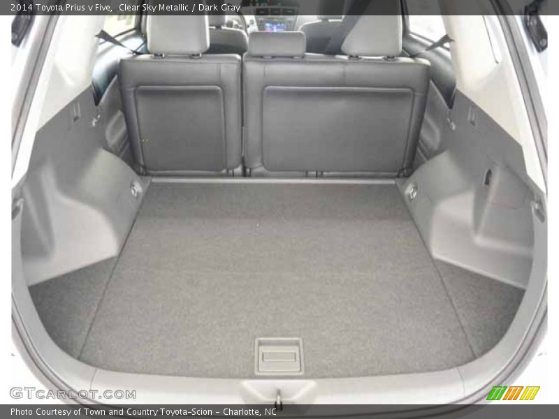 Clear Sky Metallic / Dark Gray 2014 Toyota Prius v Five