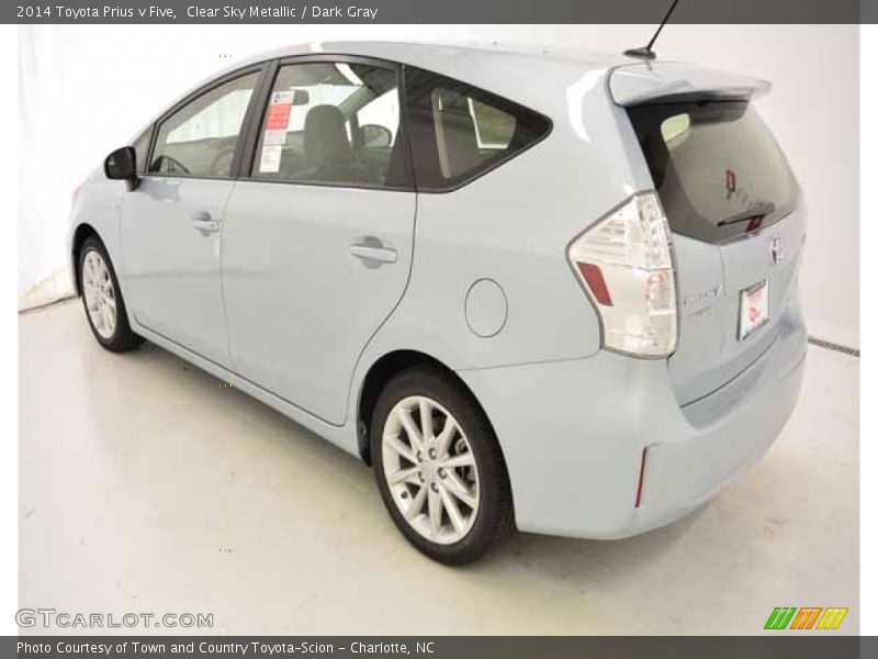 Clear Sky Metallic / Dark Gray 2014 Toyota Prius v Five