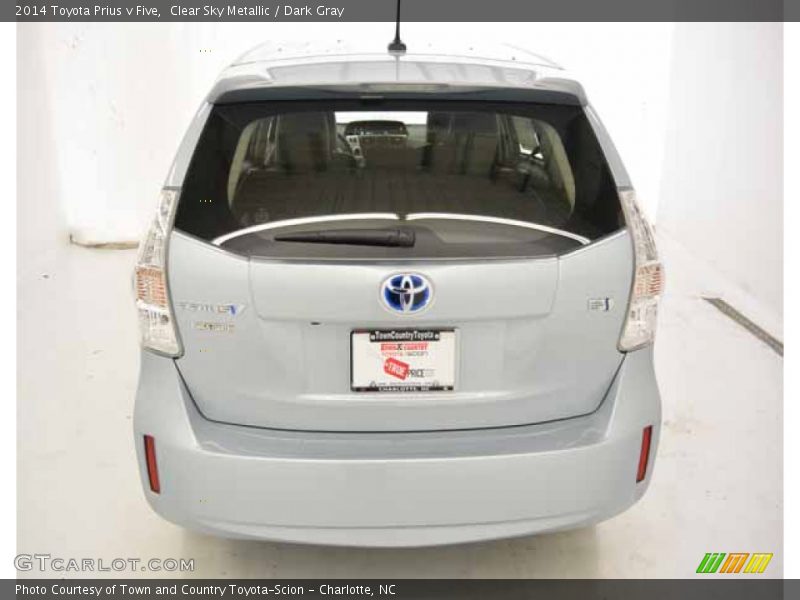 Clear Sky Metallic / Dark Gray 2014 Toyota Prius v Five