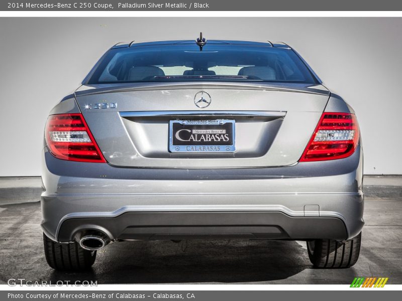 Palladium Silver Metallic / Black 2014 Mercedes-Benz C 250 Coupe