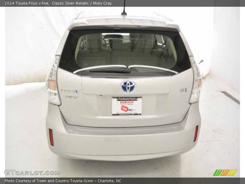 Classic Silver Metallic / Misty Gray 2014 Toyota Prius v Five