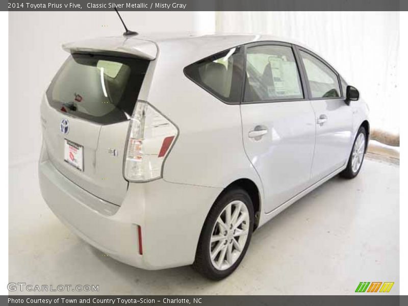 Classic Silver Metallic / Misty Gray 2014 Toyota Prius v Five