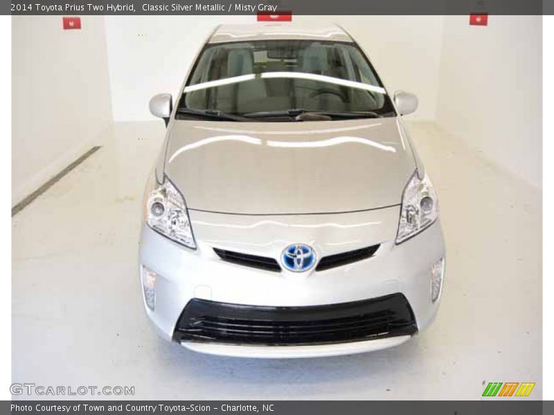 Classic Silver Metallic / Misty Gray 2014 Toyota Prius Two Hybrid